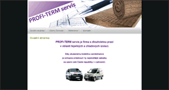 Desktop Screenshot of profi-term.cz